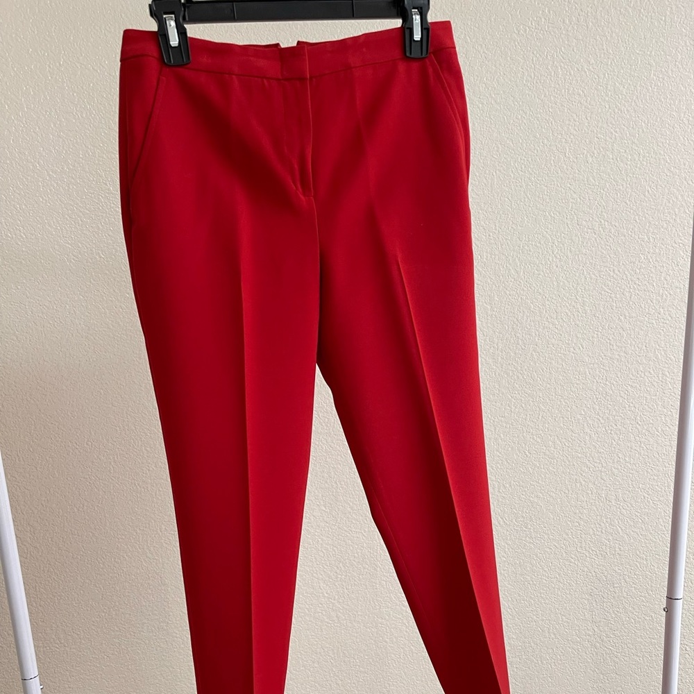 BCBG MAX Azria Red Trousers